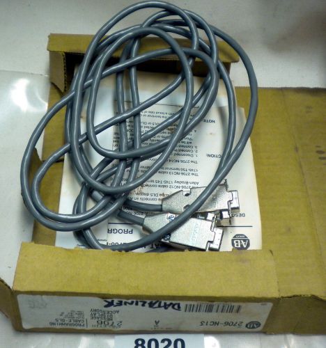 (8020) Allen Bradley Programming Cable for Dataliner 2706-NC13