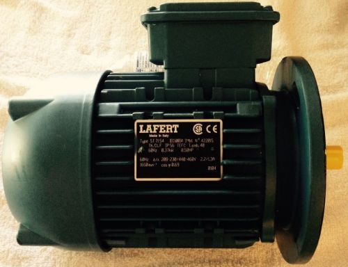 LAFERT MOTOR ST71S4 .50 HP 60HZ 208-230/440-460V ~ NEW IN BOX ~ FREE SHIP ~