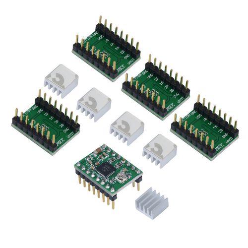 Micro-step a4988 stepper motor driver module+heat sink for 3d printer reprap for sale