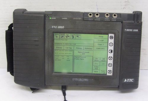 TTC 2000 Test Pad Network Tester Analyzer + T-BERD 2209 DS3 Acterna 57103