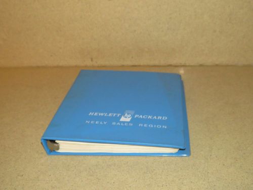 HEWLETT PACKARD TECHNICAL SALES DOCUMENTS INCLUDING HEMT-6000, MODEL 6130A #231