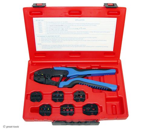 NEW RATCHETING TERMINAL CRIMPER TOOL - wire crimping tools automotive terminals