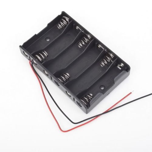 Battery box slot holder case for 6 packs aa 2a batteries stack 9v oy for sale