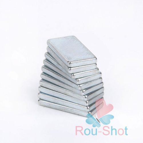 10pcs DIY Oblong Magnets Arts Crafts Gift Neodymium Permanent Magnets 20x10x2mm