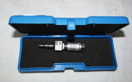 CTS STC-0024 Flow Pressure Valve w/Nozzle, Flow Rate:4.84 scc/m, Pressure:70kPa