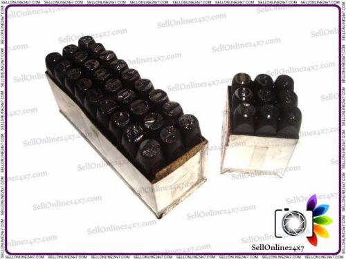 New 1/2 inch 12.5mm capital letters and number marking metal punch stamp- 36 pcs for sale