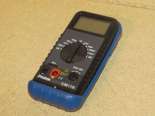 PROTEK CM110 HANDHELD CAPACITANCE METER