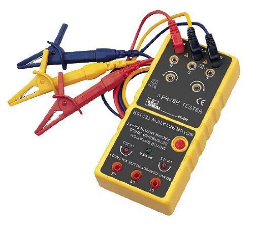Ideal 61-521 3-phase motor rotation tester for sale