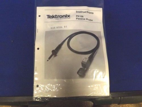 Tektronix P6106 Passive Probe, 250MHZ 10X. With all accessories.