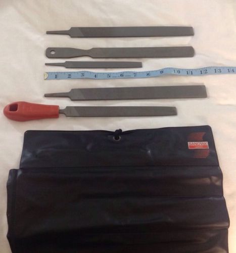 SANDVIK FILES METALWORKING Set 5 Files Sharpen Fishing Or Knives Hooks