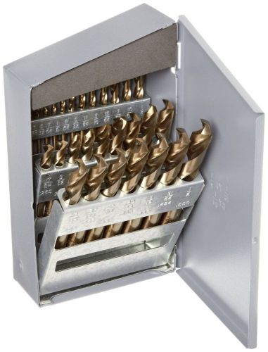 Chicago Latrobe 559 Series Cobalt Steel Short Length Drill Bit Set In Metal C...