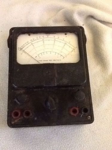 Simpson electric co. 5000 OHMS Per Volt DC 5000 Ohms Per Volt AC Meter AS IS