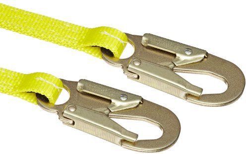 Elk River 26003 Nylon Web Positioning Lanyard with Snaphook  3 Length x 1&#034; Width