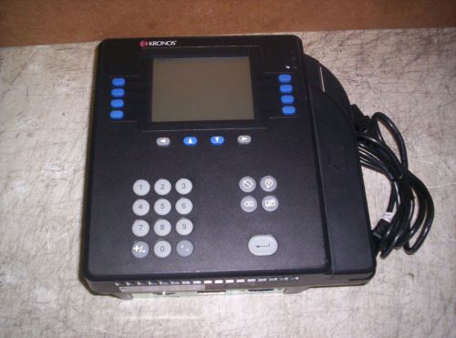 Kronos 4500 Digital Time Clock with Memory, Flash and PS Guaranteed 8602800-501