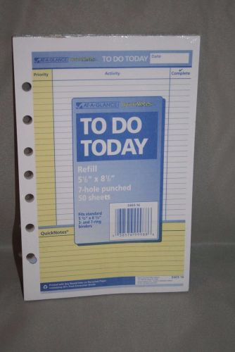 At-A-Glance To Do Today  Refills E403-16