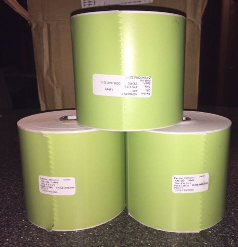 Zebra Z-Perform 2000D Thermal Label - 4&#034;W X 6&#034;L - Lime Green Roll Of 430