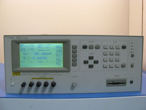 Agilent 4278A 1kHz/1MHz Capacitance Meter - 90 Day Warranty