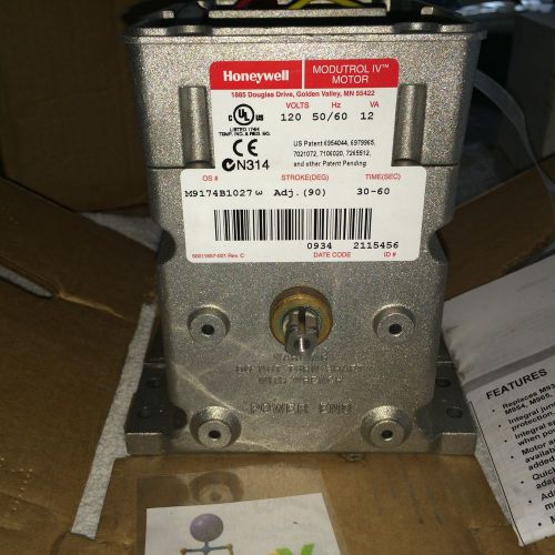 Honeywell  M9174B 1027 Modutrol Motor BNIP Complete with Plate Mount User Manual