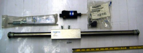 (2264) LOT OF 4 FESTO LINEAR ACTUATOR DGO-3/4-18-PPV-AB