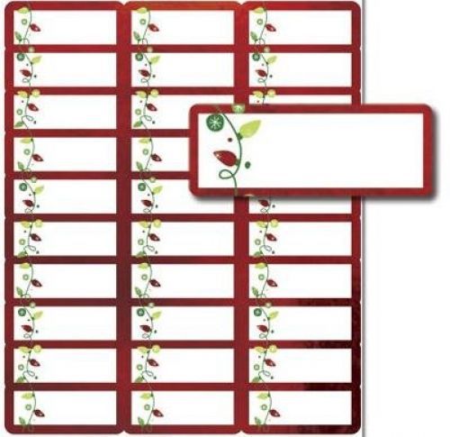 GP String of Lights Foil Address Labels - 120 Pack