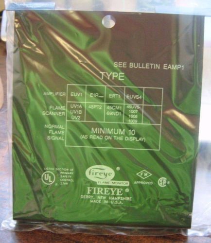 New fireye ultra violet flame amplifier module  euv1 for sale