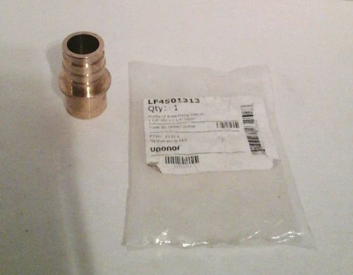 Uponor lf4501313 propex lf brass fitting adapter 1 1/4&#034; pex x 1 1/4&#034; copper for sale