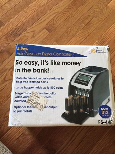 Royal Sovereign Fast Sort FS-4000 Digital Coin Sorter - FS44P