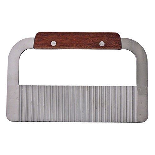 7 inch wide - commercial crinkle cutter - serrator - stainless steel with a for sale