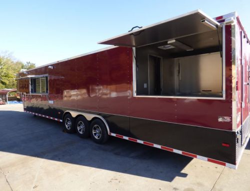 Concession trailer brandywine 8.5 x 43 bbq smoker catering event trailer for sale