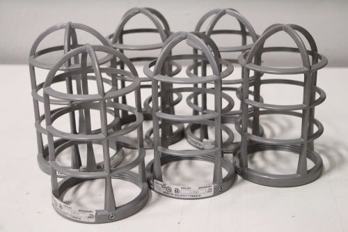 Lot of (6) New Hubbell Killark VCG15 Aluminum Safety Light Fixture Guard