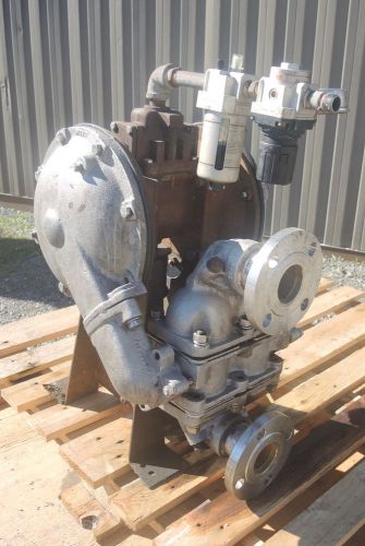 2&#039;&#039; X 2&#039;&#039; DIAPHRAGM PUMP, CARBON STEEL, HEAVY DUTY BALL