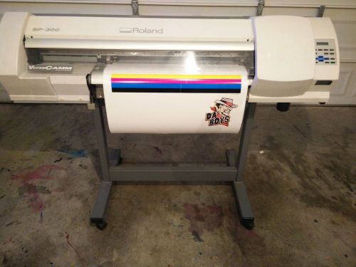 ROLAND SP300 PRINT AND CUT AND DTG KIOSK 2 PRINTER new printheads installed!