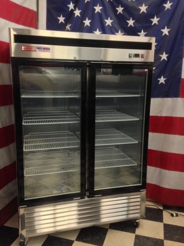 2 Door Glass Merchandiser Freezer BRAND NEW