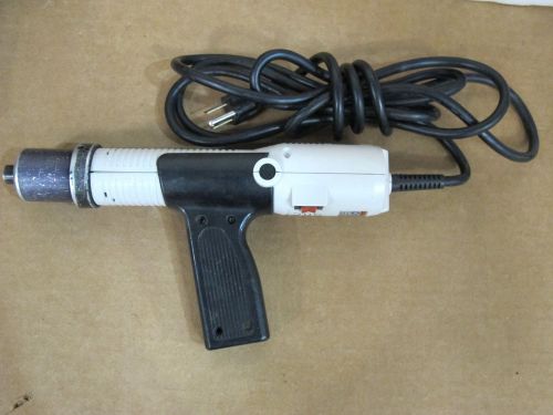 INGERSOLL RAND ES100P ADJUSTABLE TORQUE ELECTRIC SCREWDRIVER 115V AC Pistol Grip