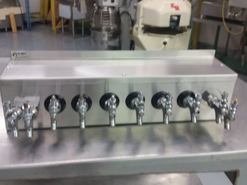 10 tap beer tower head stainless steel for sale
