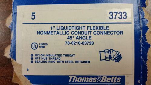 T&amp;b Fittings 3733 1&#034; 45 degree Liquidtight Nonmetallic Connector