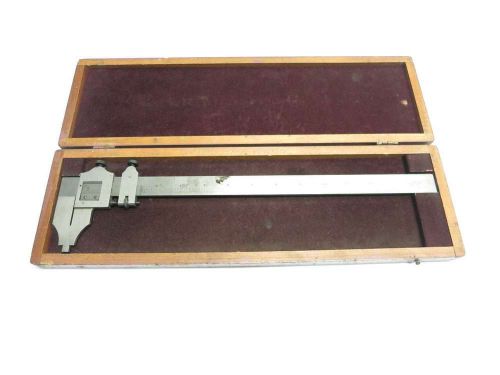 STARRETT NO. 122 VERNIER CALIPER 0-12IN INSIDE/OUTSIDE D514714