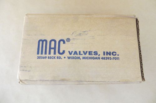 NEW in box MAC 3-Way Balanced Spool Valve 57D-23-611CA 57D23611CA NO RESERVE!