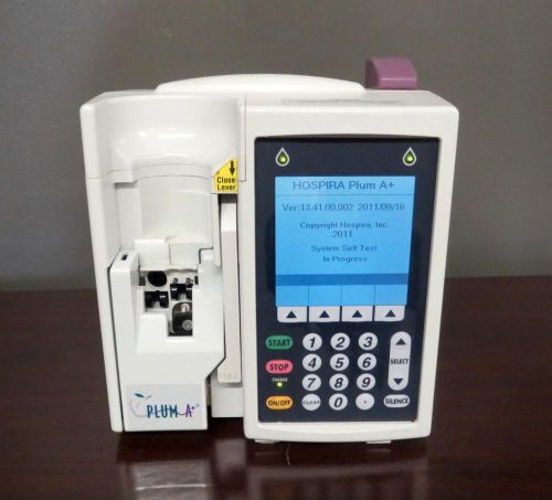 Hospira abbott plum a+ iv infusion pump mednet software 13.41 with warranty for sale