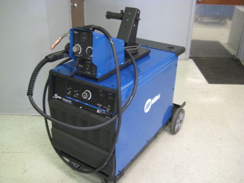 Miler deltaweld 452 mig welder pkg complete on cart for sale