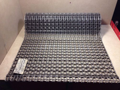 1/2x1&#034; Mesh Flat Wire Steel Conveyor Belt Chain 24&#034;x7&#039; 3&#034;L (87&#034;)