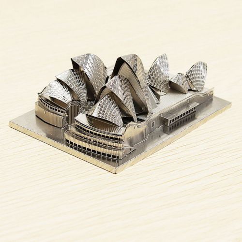 Zoyo 3d diy sydney opera house metallic nano metal puzzle jigsaw office toy for sale