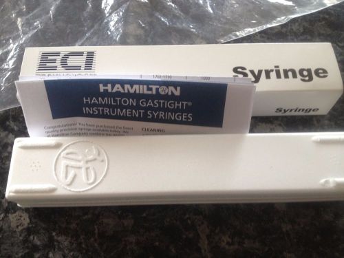 ECI TECHNOLOGY INC GLASS SYRINGE 1.25ml ES LU70125 SEALED UNUSED