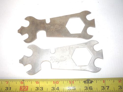 2 OLD ANTIQUE MAYTAG GAS ENGINE WASHING MACHINE WRENCH TOOL BOTH # 6