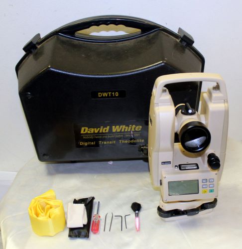 David White DWT10 Digital Transit Theodolite In Hard Case