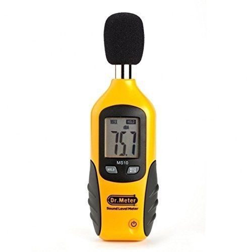 Dr.Meter® MS10 Digital Decibel Sound Level Meter Tester 30 dBA - 130 dBA- [9V...