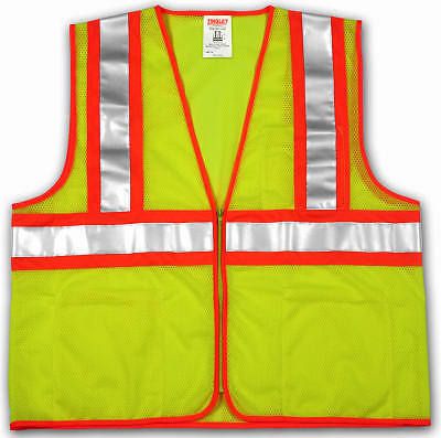 Tingley rubber 2x-3xlime/yel safe vest for sale