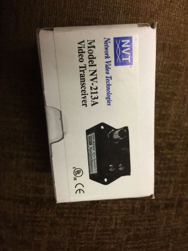 NVT Video Transceiver Model NV-213A NEW