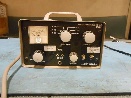 SAUNDERS 100HF CRYSTAL IMPEDANCE METER