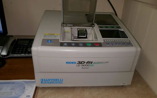 Santinelli 9000 SX Express Optical Lens Edger Optician Optemetry W Blocker Acces